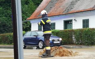 Überschwemmungen in Arnfels